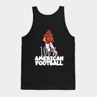 100% American football Tank Top